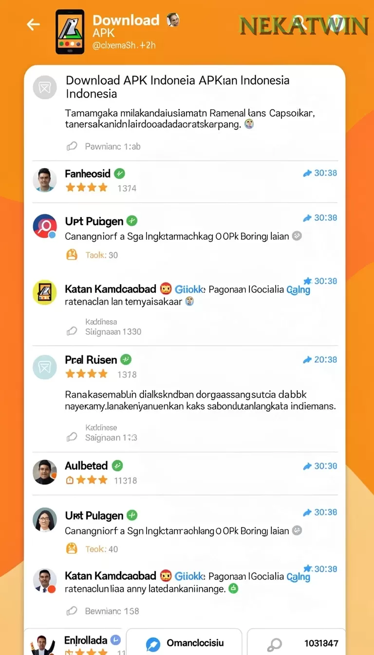 Cuplikan layar NEON4D — halaman utama